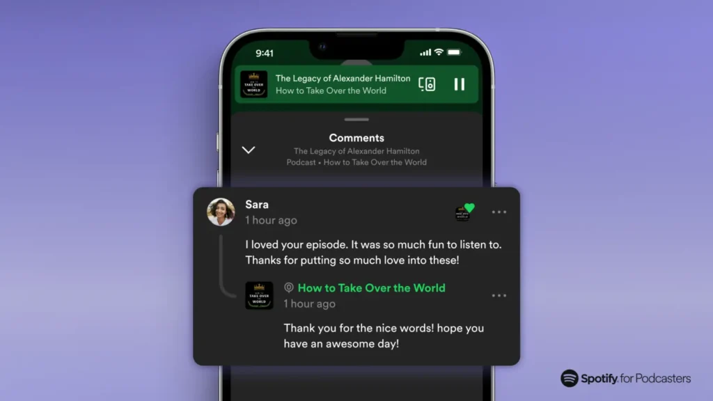 Chasing YouTube, Spotify adds comments to podcasts