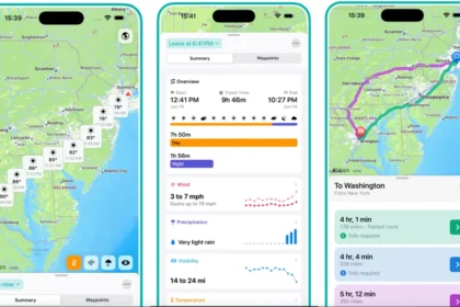 Meet Wayther, an iOS weather forecast app designed specifically for road trips