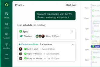 Calendar tool Clockwise adds new AI-powered interface called Prism