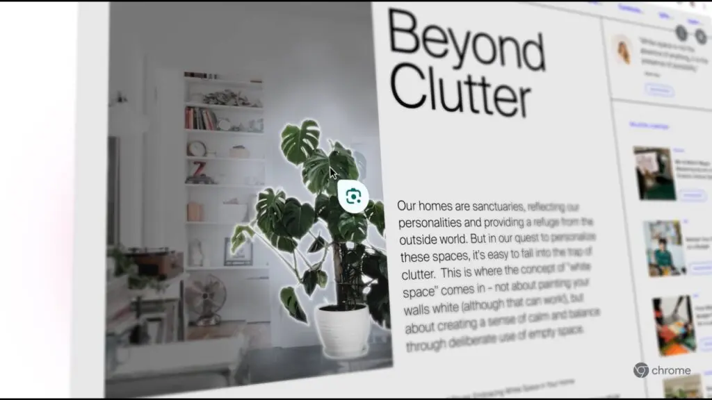 Google Lens is coming to your Chrome desktop browser