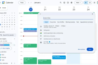 Google Calendar gets a design refresh, dark mode