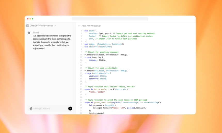 OpenAI launches new ‘Canvas’ ChatGPT interface tailored to writing and coding projects