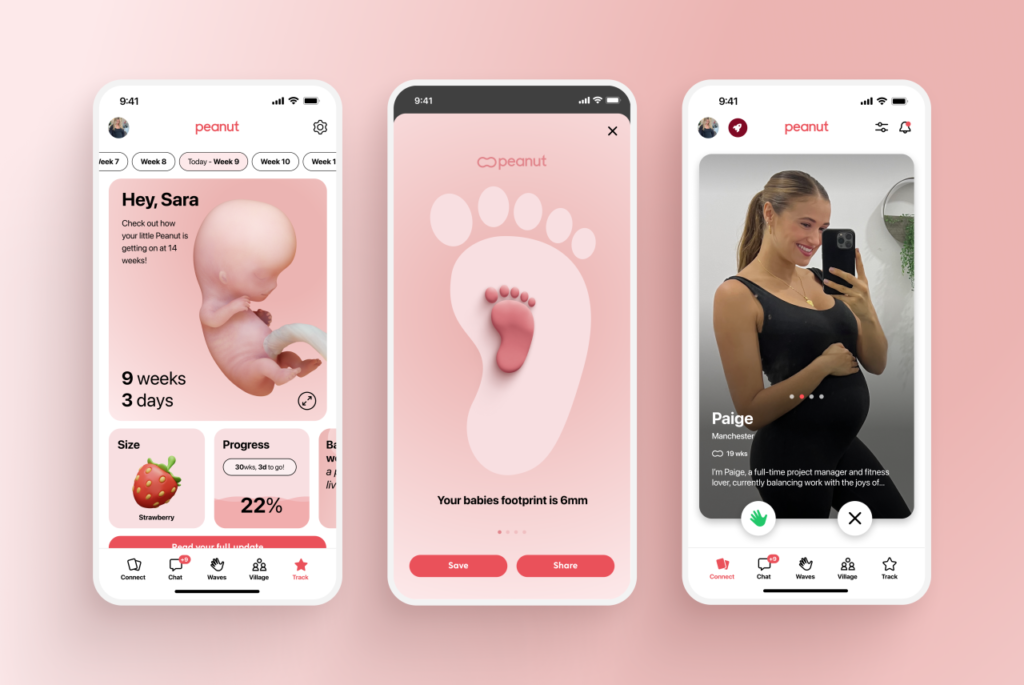 Peanut, a social network for women, adds a pregnancy tracking tool