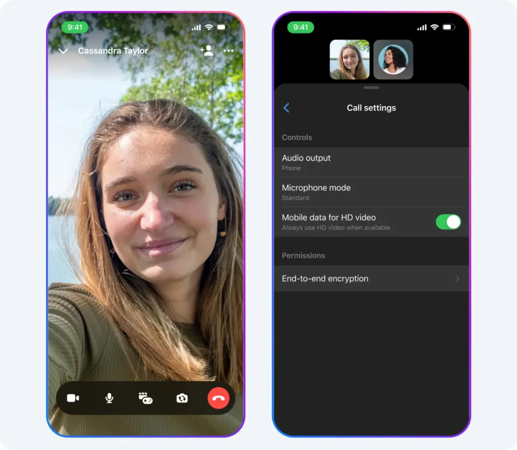 Messenger gets HD video calls, AI backgrounds, and more