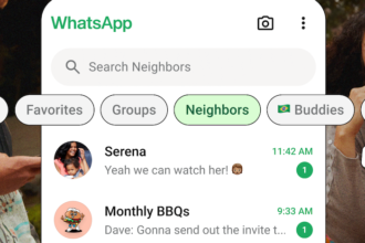 WhatsApp users can now filter chats with customized lists