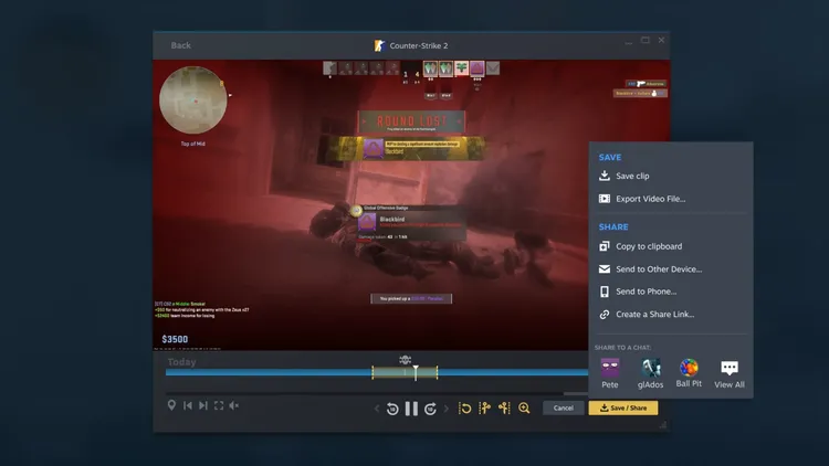 Steam’s built-in game recording is now available to all