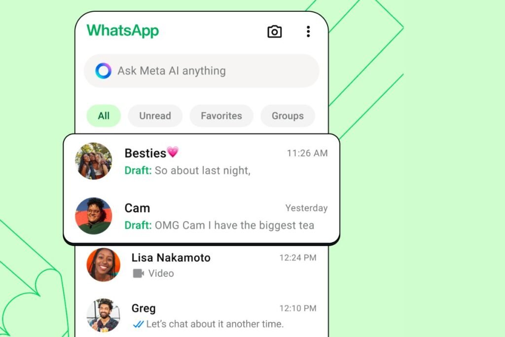 WhatsApp now lets you save message drafts