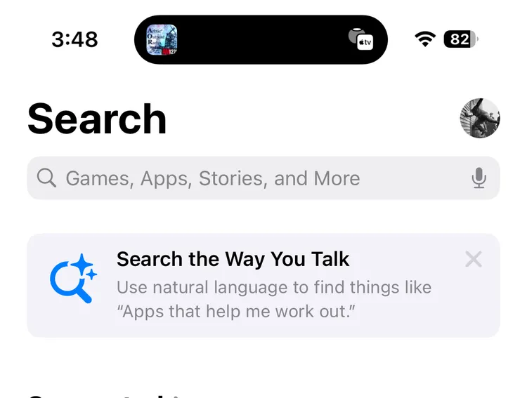 Apple’s App Store is inviting me to ‘search the way you talk’