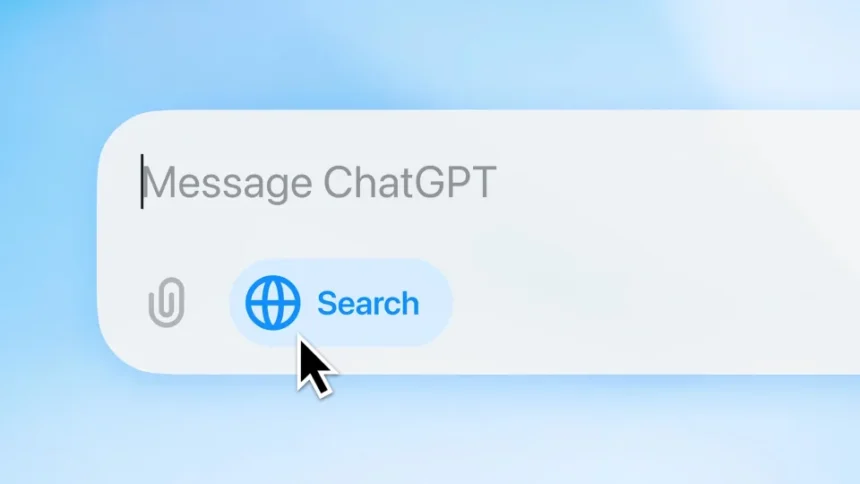 ChatGPT Search no longer requires an OpenAI account to use