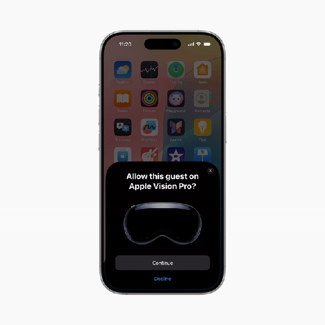 The Vision Pro is getting easier to share with guests, and adding a new iPhone app