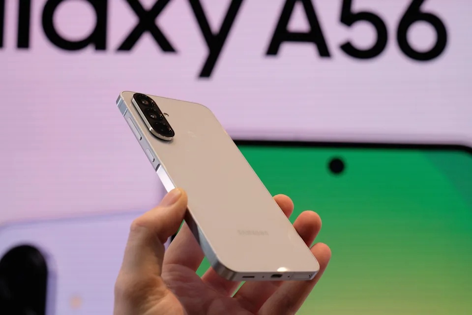 Samsung's midrange Galaxy A56 has AI photo editing and a bump for its buttons