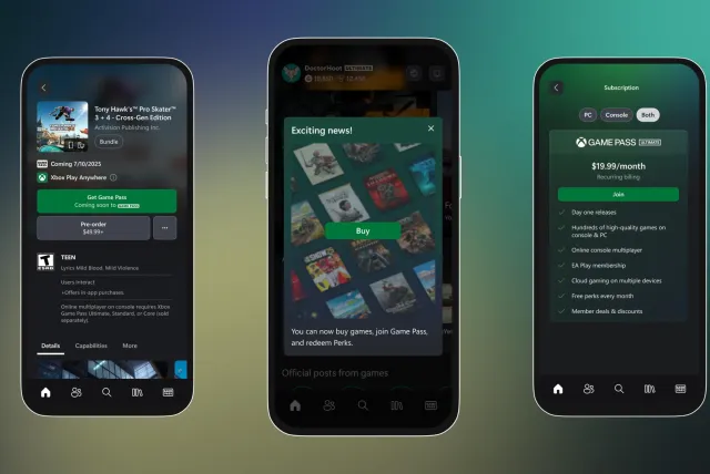 Xbox will soon let you purchase games in its mobile app