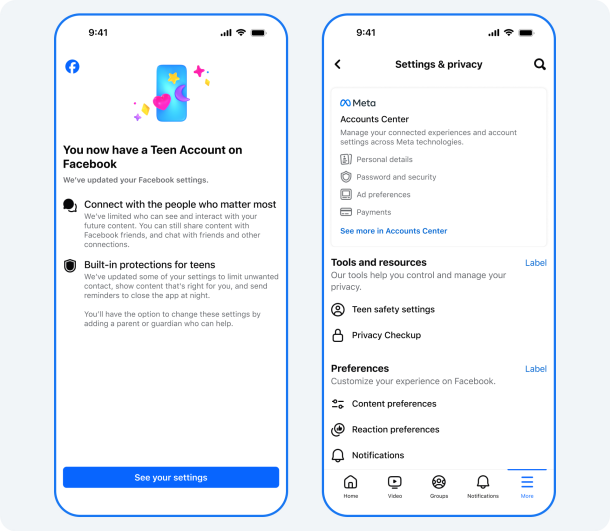 Meta introduces restricted Teen Accounts to Facebook and Messenger