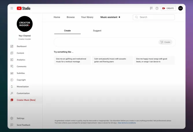 YouTube rolls out a free AI music-making tool for creators